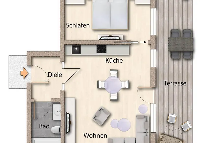 公寓 Foerdeferien Bockholmwik Munkbrarup