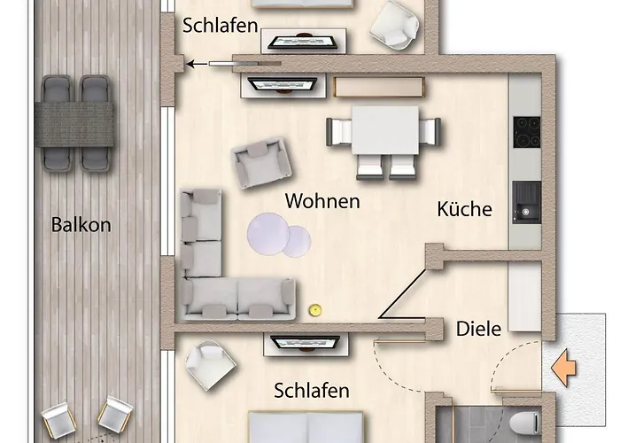 Foerdeferien Bockholmwik 公寓 Munkbrarup